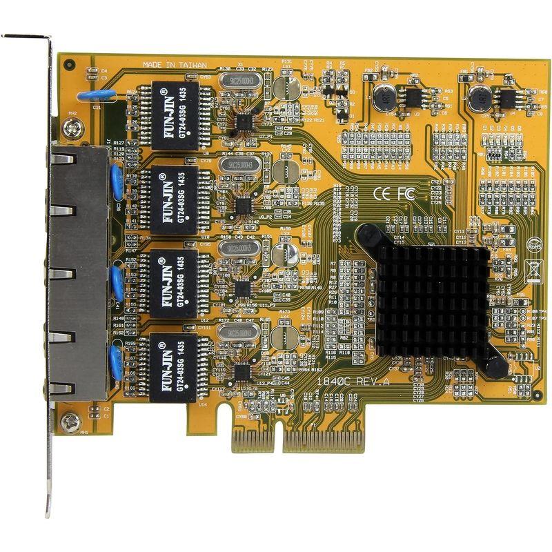 StarTech.com GbE 4ポート増設PCI Express対応ネットワークLANアダプタカード 4x Gigabit Ethern｜slow-lifes｜02