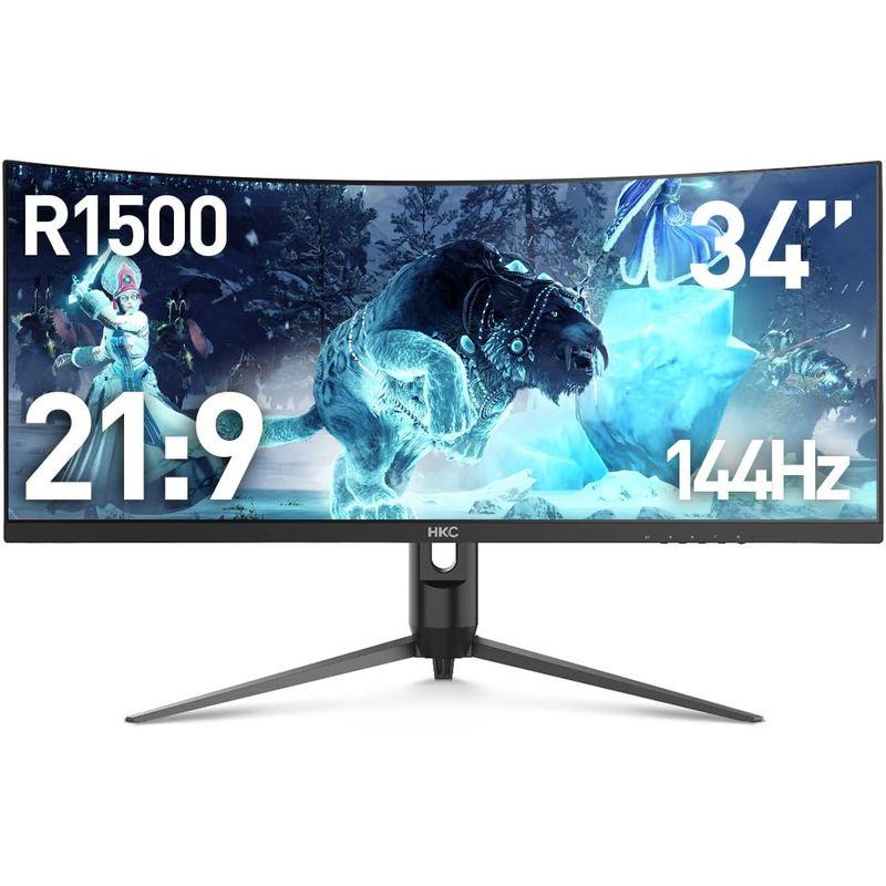 最安値，新作 HKC ゲーミング モニター TG34C3U 34インチ/21:9 超湾曲