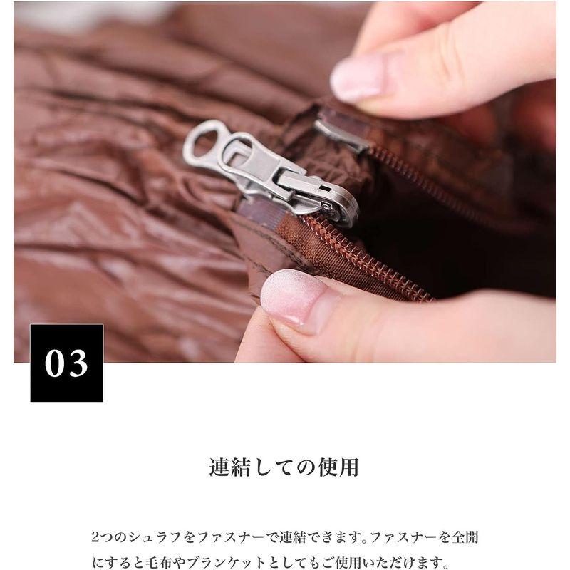 S'more(スモア) OKURUMI BAG 寝袋 コンパクト 丸洗い可能な軽量シュラフ 暖かい 洗える ダウン 封筒型 アウトドア 収納｜slow-lifes｜07