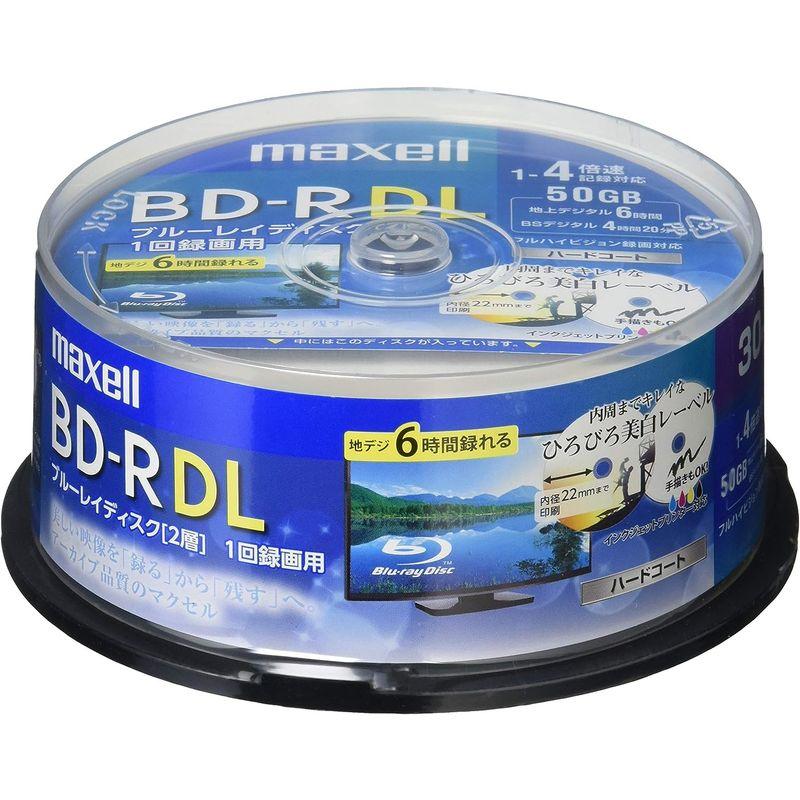 maxell 録画用BD-R DL 2層 1回録画用 地上デジタル360分 BSデジタル260分 4倍速対応 IJP対応ホワイト(ワイド印刷｜slow-lifes｜02