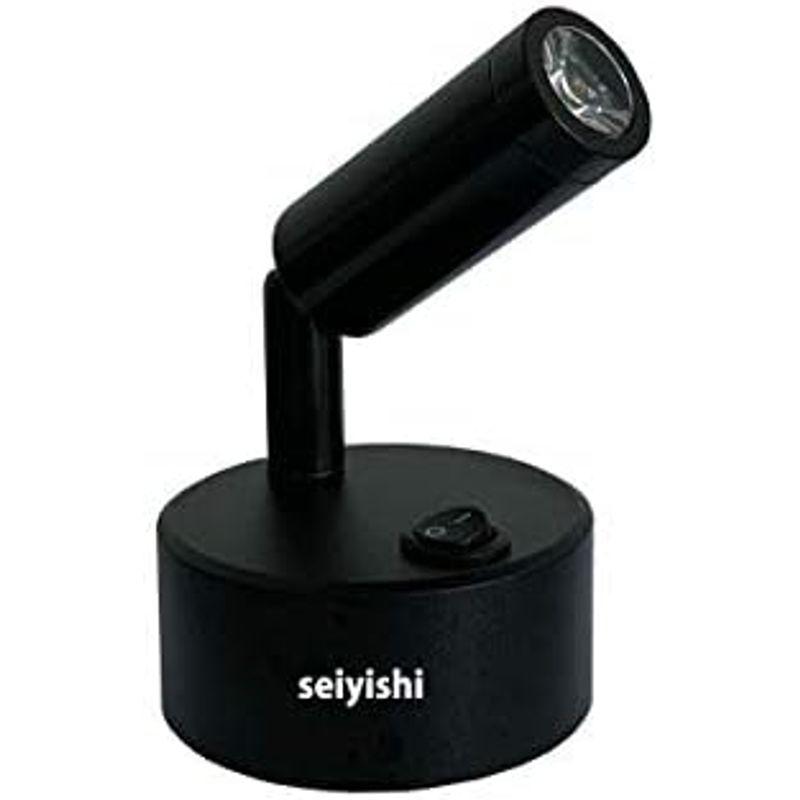 seiyishi LEDスポットライト 電池式 LEDスポット ショーケース照明 角度調節可能 電力節約 SY-LED-1 (電球色)｜slow-lifes｜06