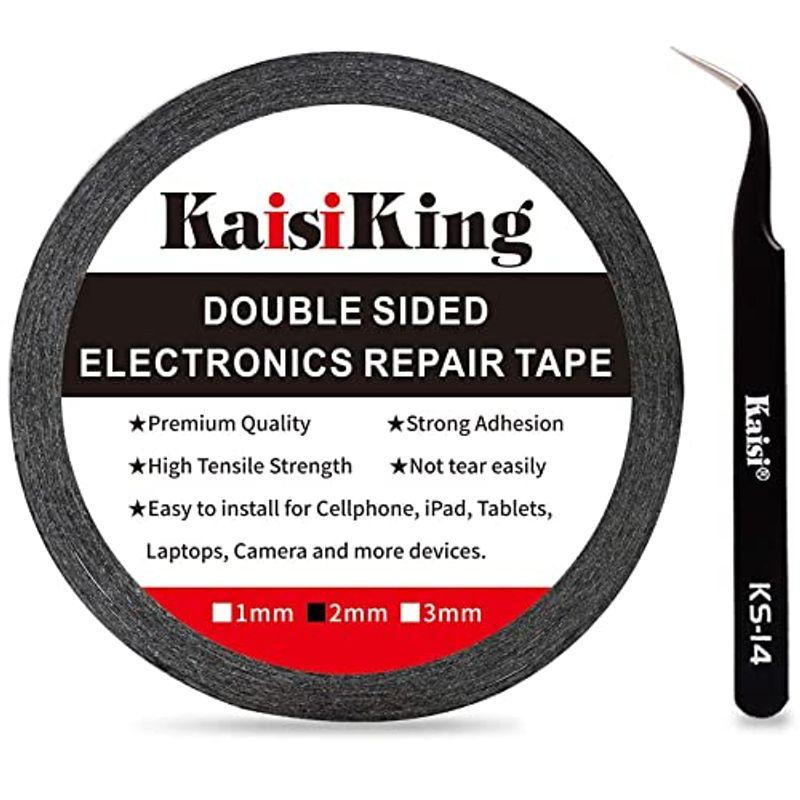 Kaisiking 2mm LCD修理テープ 電話修理テープ LCDタッチスクリーン修復テープ 電話スクリーン粘着テープ ピンセット1個付き｜slow-lifes｜02