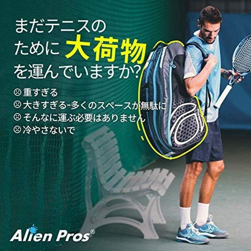 Alien Pros ラケットやその他の必需品用の軽量テニススリングバックパック-テニスをする時や生活の中ですばやく、そして簡単に詰めましょ｜slow-lifes｜02