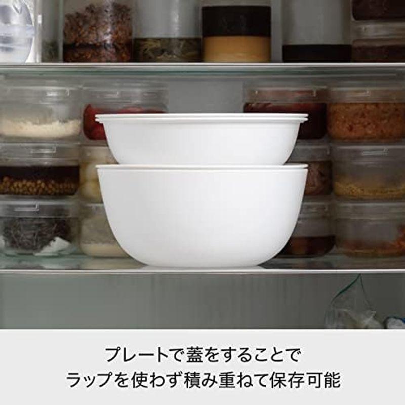 ライクイット (like-it) ざる ボウル 電子レンジ対応 Colander&Bowl 米とぎにも使える ザルとボール グレー プレート｜slow-lifes｜15