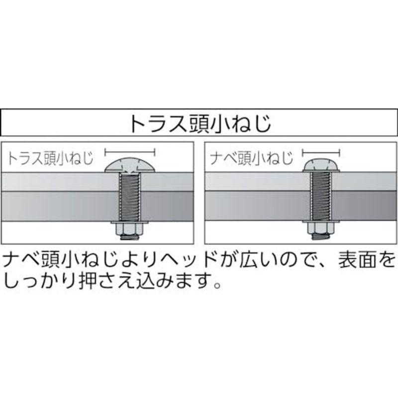 TRUSCO(トラスコ) トラス頭小ネジ ユニクロ 全ネジ M5×10 125本入 B04-0510｜slow-lifes｜11