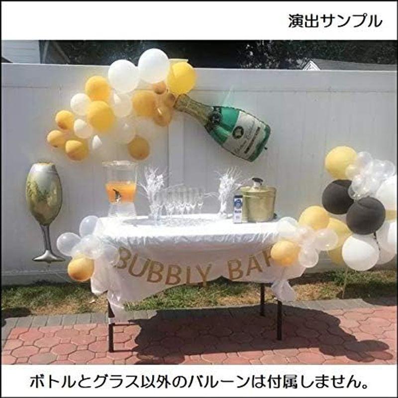 Limpomme シャンパン グラス ボトル セット バルーン 風船 結婚 結婚式 イベント 飾り 前撮り 記念撮影 小道具 開店祝い バー｜slow-lifes｜07