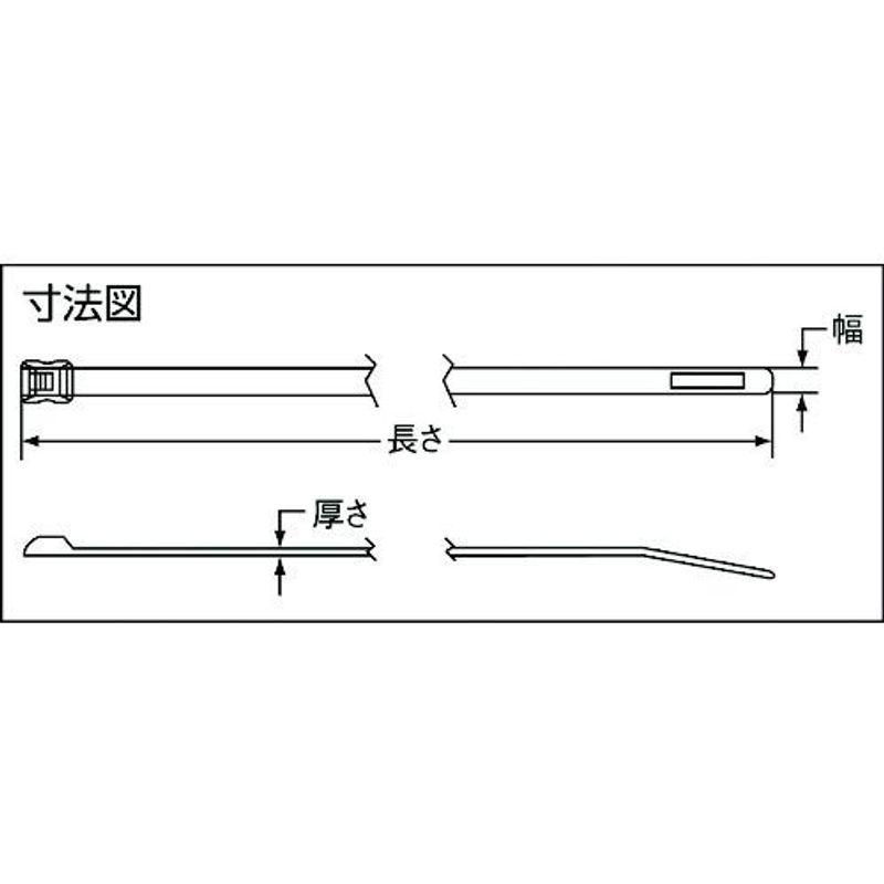 パンドウイット 結束バンド ベルトタイ ナチュラル ILT4S-M｜slow-lifes｜07