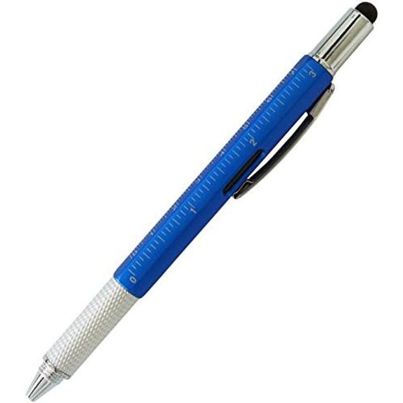 便利な6つの機能 6in1 多機能ペン ボールペン スタイラスペン ものさし 水平器 プラスドライバー マイナスドライバー （ブルー） PR｜slow-lifes｜07