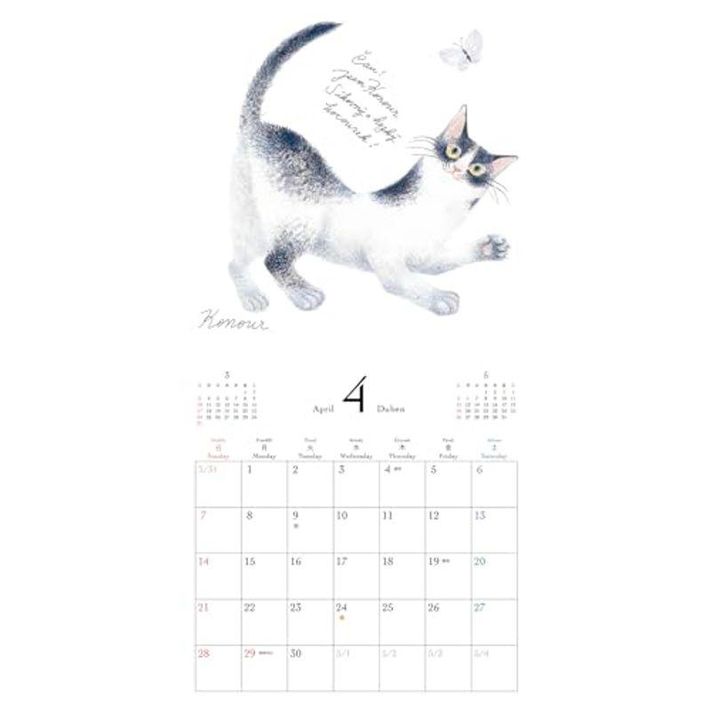 出久根育 チェコの猫の12カ月カレンダー2024壁掛 (カレンダー)｜slow-lifes｜05