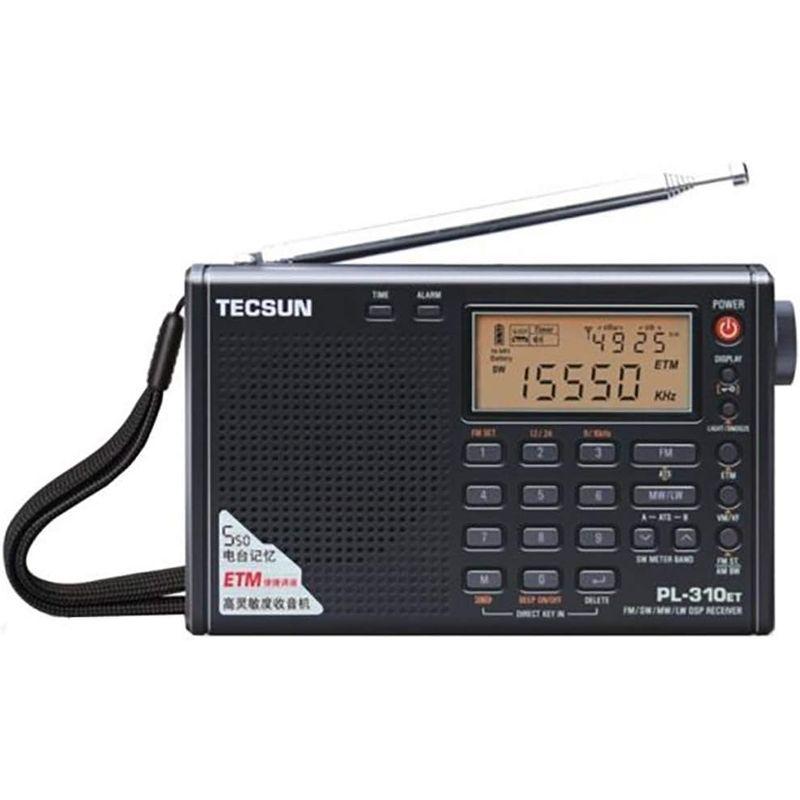短波/AM/FM DSP処理 BCLラジオ TECSUN PL-310ET(ブラック) 海外短波ラジオ、高感度受信 旧PL-310の後続機種｜slow-lifes｜03