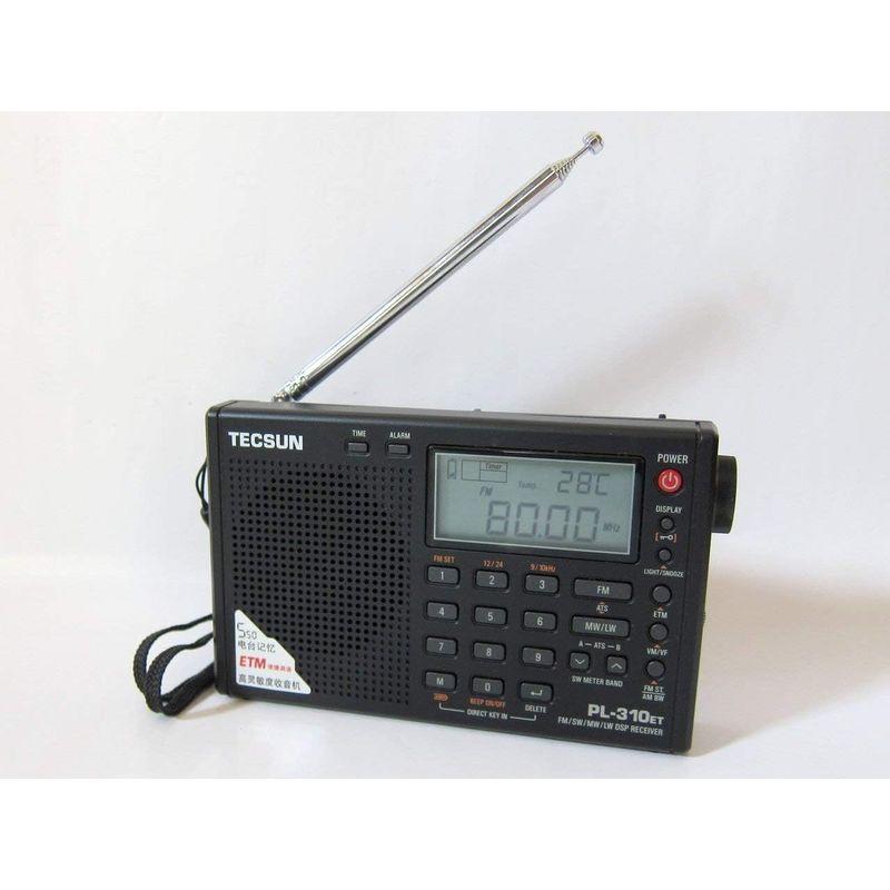 短波/AM/FM DSP処理 BCLラジオ TECSUN PL-310ET(ブラック) 海外短波ラジオ、高感度受信 旧PL-310の後続機種｜slow-lifes｜05
