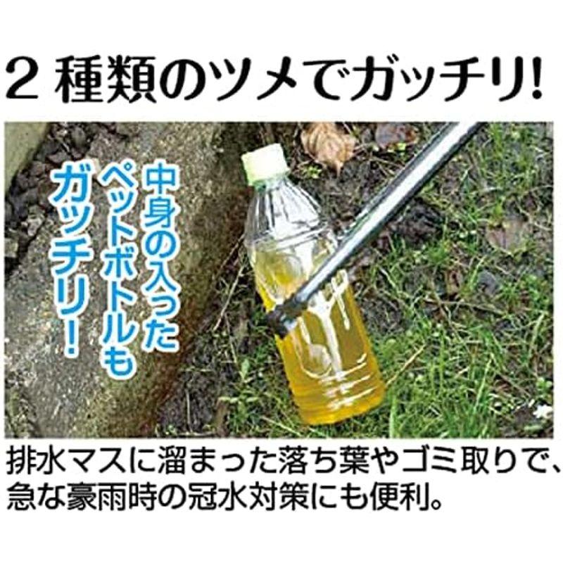 富士和産業(Fujiwa Sangyo) 大きい ロング トング 落ち葉拾い ゴミ拾い ガッチリつかめる ギザギザ先端 清掃ハサミ 日本製｜slow-lifes｜05