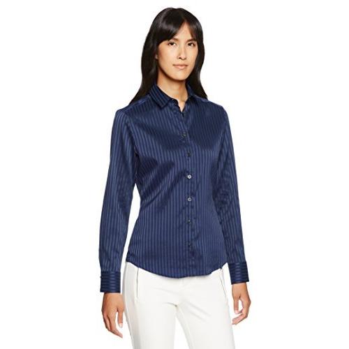 女性に人気 レディース 10 72 01 060 カミーチェ サテンストライプ長袖シャツ Camicie ナラ Nara カミーチェ Camicie ナラ Nara ネイビー 日本サイズs相 S 日本 シャツ ブラウス Www Reinnec Cl
