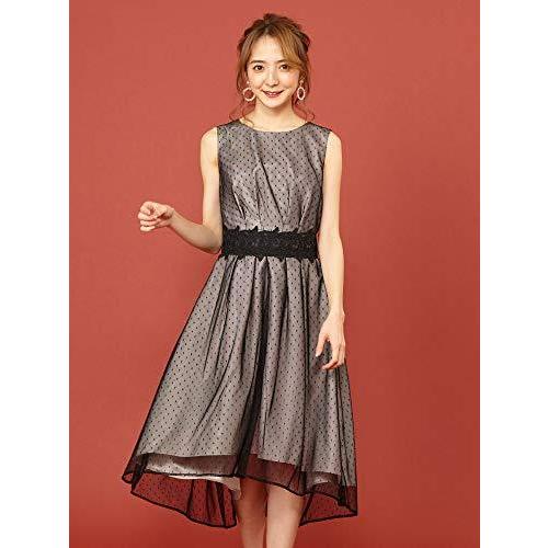 代引き人気 ブラック レディース モチーフレースベルトドットチュールワンピース ワンピース ミーア Miia ミーア 日本 サイズ Free F ワンピース チュニック Headshotsbar Com