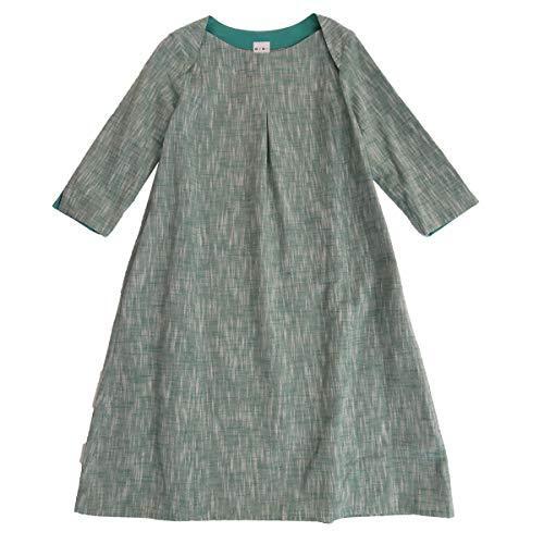 儀右ヱ門 ギエモン ぎえもん ワンピース Y2131 久留米絣 日本製 ワンサイズ タテヨコスラブ13 うすグリーン A B0h3qc6l Slow Life 通販 Yahoo ショッピング