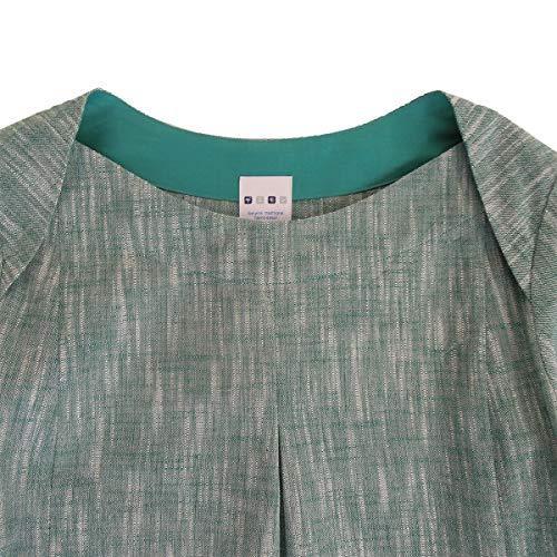 儀右ヱ門 ギエモン ぎえもん ワンピース Y2131 久留米絣 日本製 ワンサイズ タテヨコスラブ13 うすグリーン A B0h3qc6l Slow Life 通販 Yahoo ショッピング