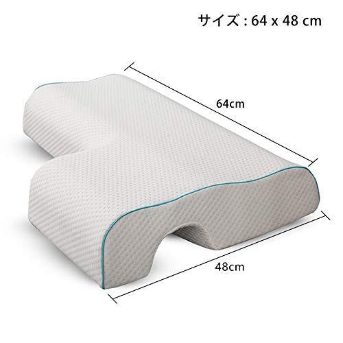 魅力的な Uox Life枕 カップル用枕 アーチ型ハグ睡眠枕 アームレストハンド枕用の低速リバウンドメモリフォーム 抗圧力ハンド枕 人間工学設計寝枕 頸椎を保護する グリッド 左 安い購入 Smartfin Biz
