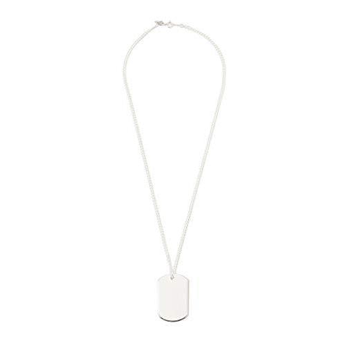 高い素材 ビームス Beams アクセサリー ドッグ タグ ネックレス メンズ Silver 正規品 Lespakigali Com