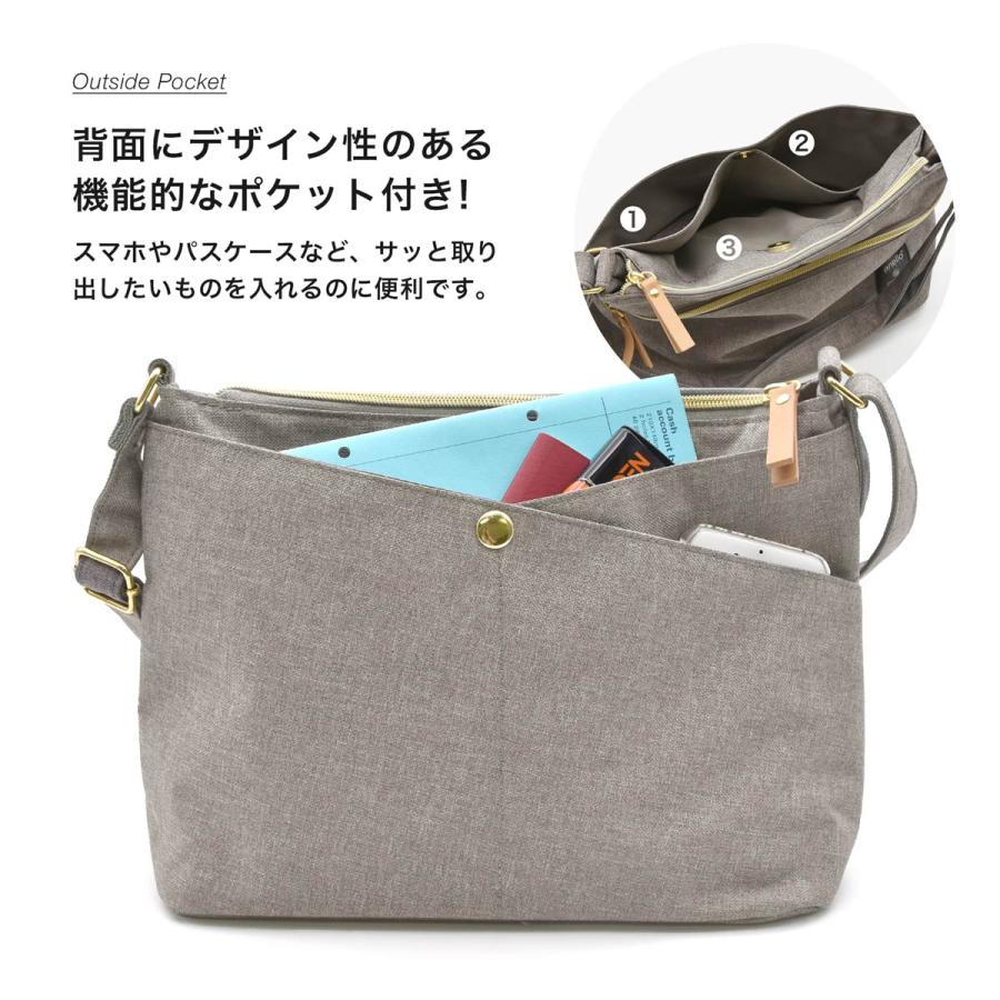 ショルダーバッグ レディース 斜めがけ 大人 旅行バッグ 軽量 おしゃれ 斜め掛け アネロ 高校生 中学生 かわいい 小さめ 犬散歩 カジュアル 韓国 軽い 黒 バック | anello GRANDE | 09