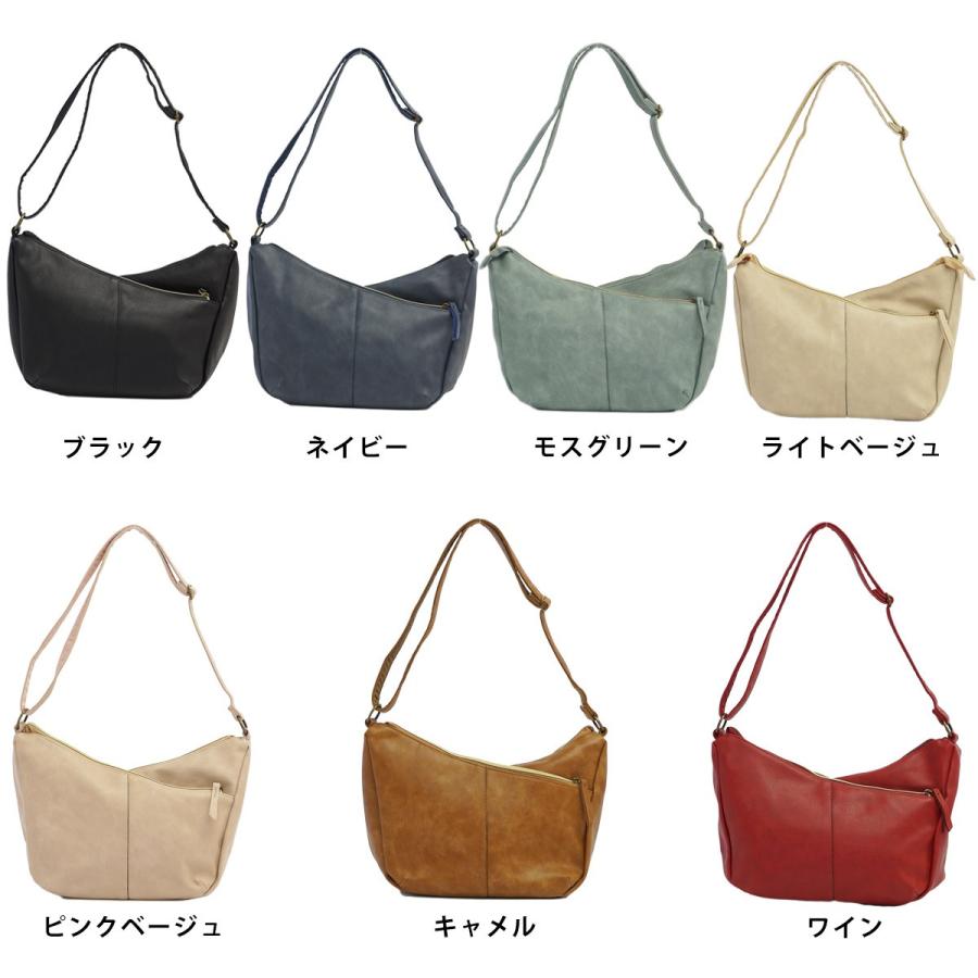 ショルダーバッグ レディース 斜めがけ 軽量 旅行 軽い 小さめ 革風 カジュアル ミニ 大人 40代 30代ママ レガートラルゴ バナナ型 赤 黒 Car Shoulder Luh0906 スロウ ファイン 通販 Yahoo ショッピング