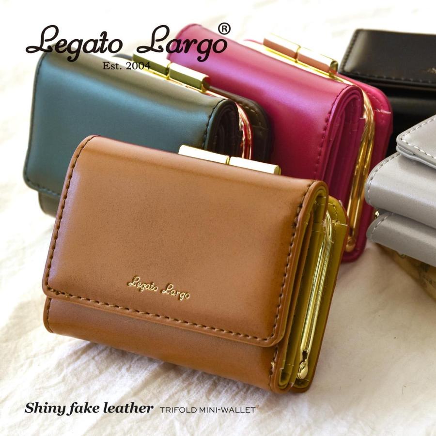 がま口 公式の 財布 レディース ミニマリスト レガートラルゴ 柔らかい 口金 小銭入れ 三つ折り 薄い シンプル 小さめ 軽量 折りたたみ おしゃれ 可愛い お守り ミニ