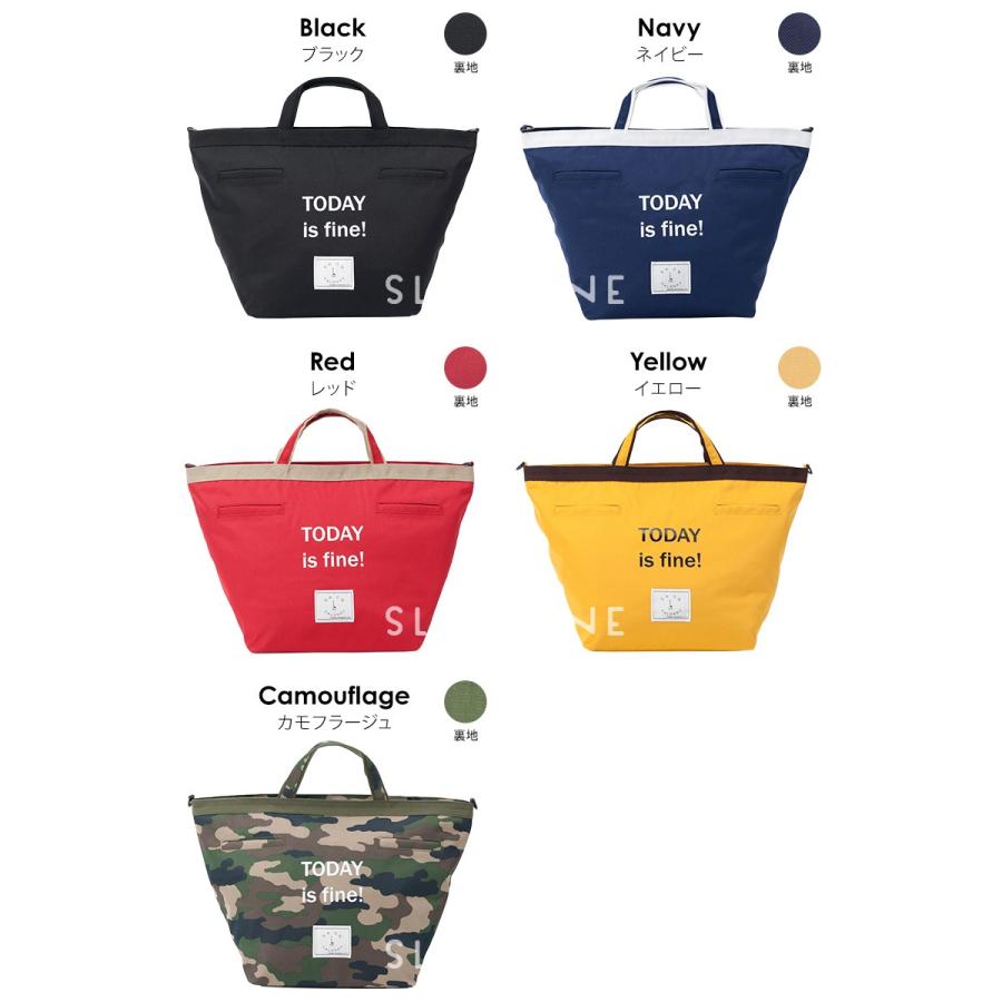 トートバッグ レディース ファスナー付き マザーズバッグ 大きめ かわいい 横 アウトドア おしゃれ 大きい 軽い 黒 赤 イエロー 旅行 2wayサロドカロンディ Gj Totebag Sdc017 スロウ ファイン 通販 Yahoo ショッピング