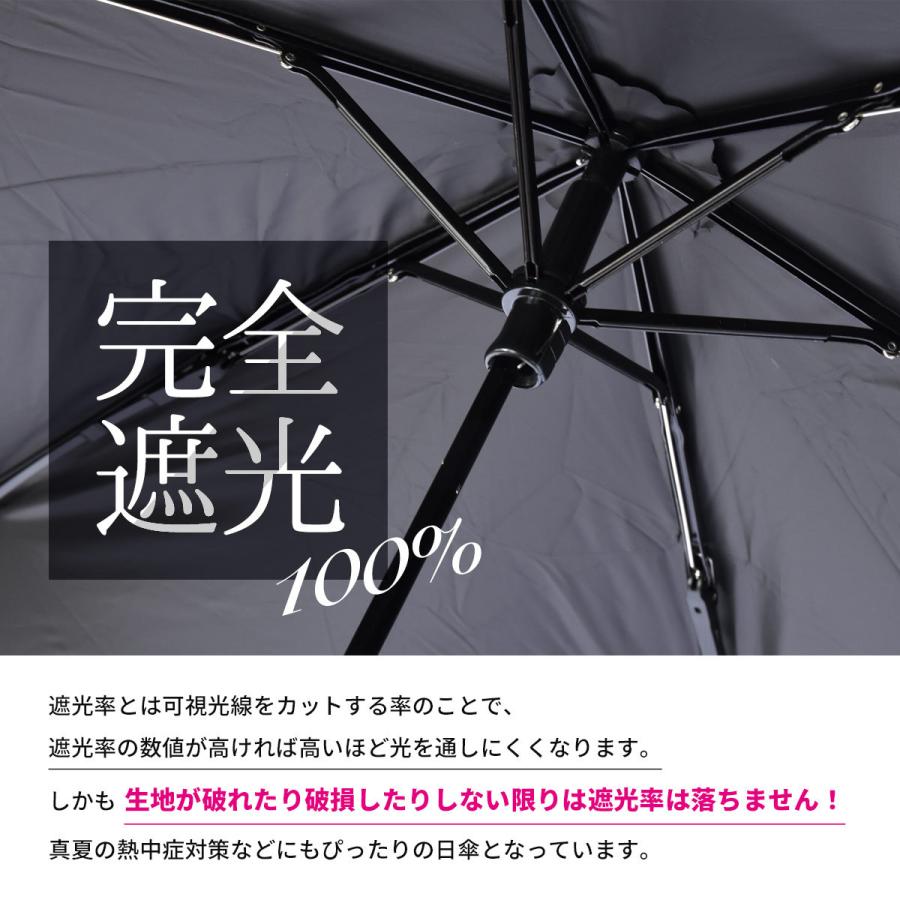 日傘 折りたたみ 完全遮光 晴雨兼用 軽量 折り畳み 撥水 バンブー 遮光率100 涼しい かわいい ゴルフ おしゃれ 大人 黒 Uvカット 50cm Kam Umb0001 スロウ ファイン 通販 Yahoo ショッピング