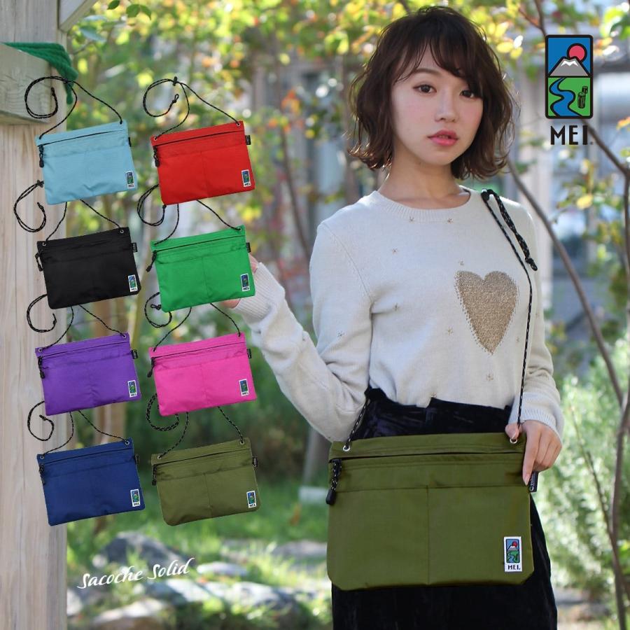 Meiメイ Sacoche Solid サコッシュ レディース メンズ 海外旅行 ショルダーバッグ アウトドア フェス 斜めがけ サコッシュバッグ メール便 Mei スロウ ファイン 通販 Yahoo ショッピング