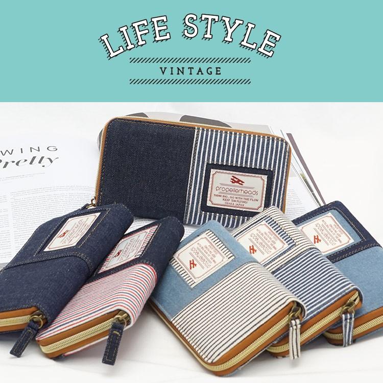 ヒッコリー柄 デニム レディース 長財布 ラウンドファスナー 財布 かわいい カジュアル ギフト 高校生 メール便 Ph Wallet 11 1424 スロウ ファイン 通販 Yahoo ショッピング