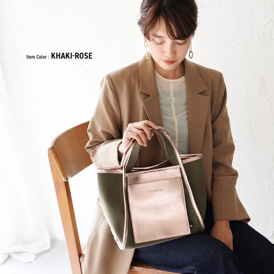 ROOTOTE トートバッグ レディース 通勤 通学 ドット柄 ライン ROOTOTE トートバッグ レディース 通勤 通学 ドット柄 ライン