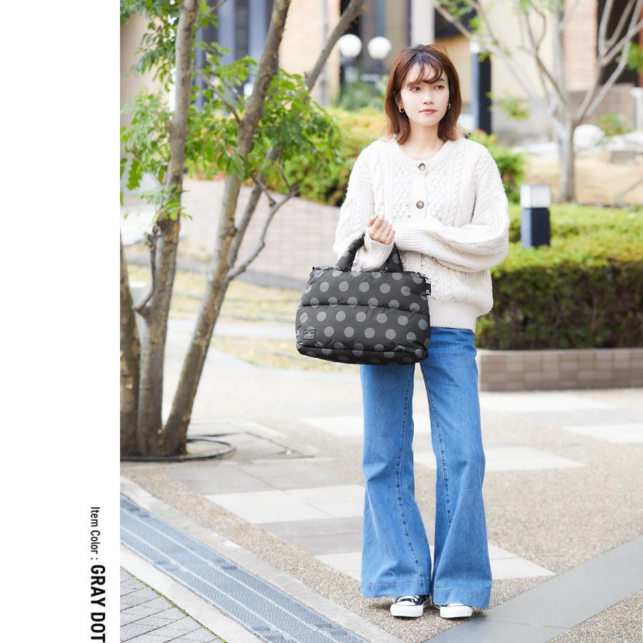 ROOTOTE ルートート　バッグ　ブルー　キルティング　ドット　ナイロン ROOTOTE｜ルートートのバッグ（ブルー・ネイビー/青色系