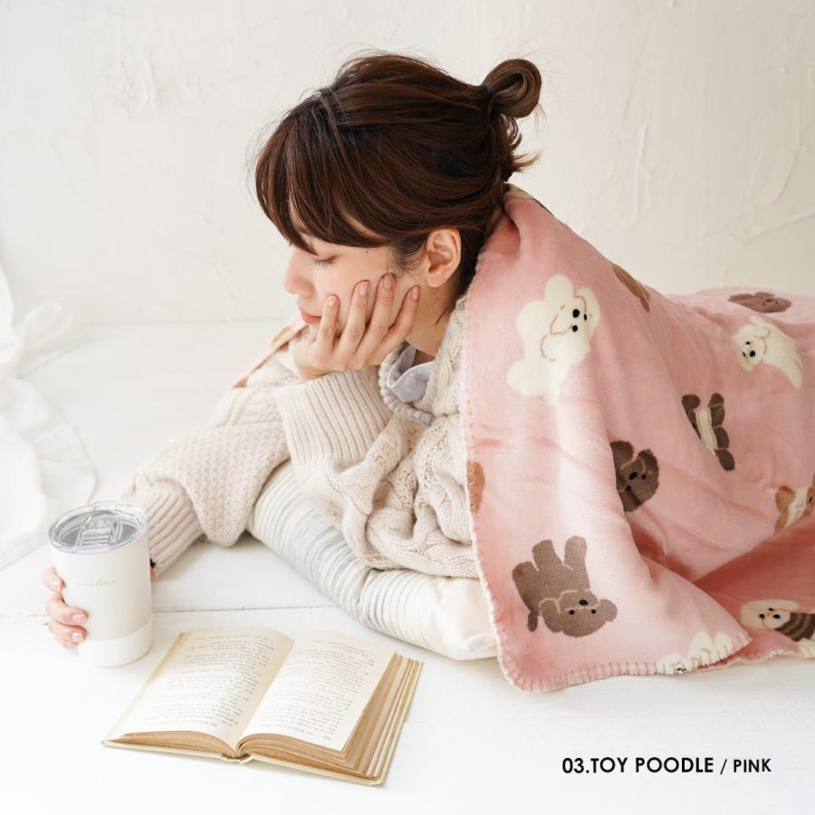 ブランケット ひざ掛け 自転車 子供 防寒 かわいい 3way ポメラニアン