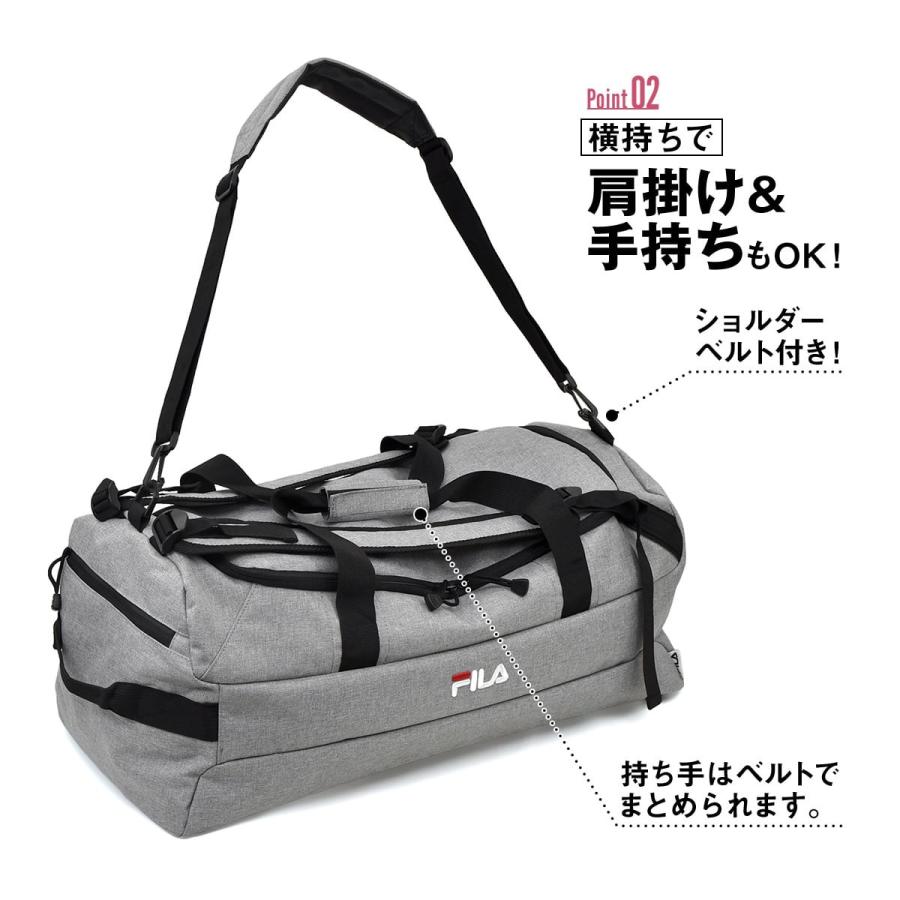 FILA（フィラ） ボストンバッグ 47L 修学旅行 リュック レディース