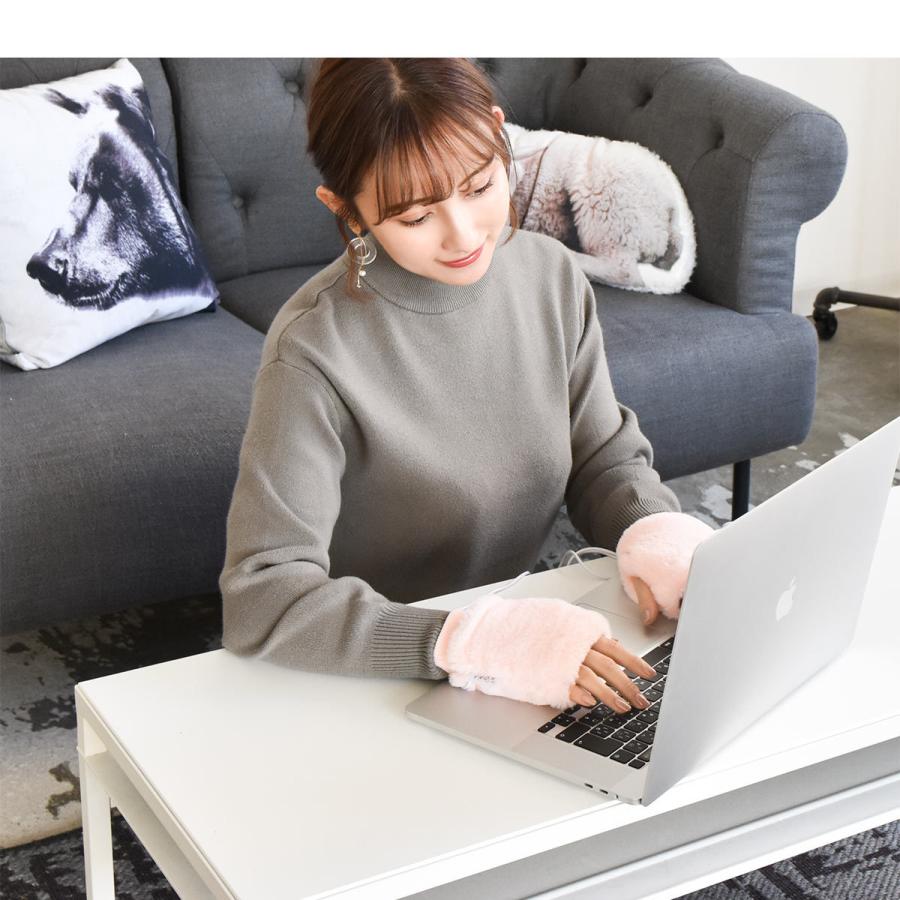 ハンドウォーマー Usb あったかグッズ 電熱 電気 グローブ かわいい おしゃれ 冷え対策 オフィス 机 指なし 3段階 手 温め Yspaw スロウ ファイン 通販 Yahoo ショッピング