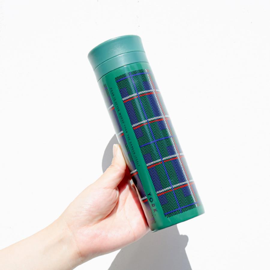 水筒 おしゃれ 大人 少量 プレゼント 保温 保冷 冬ギフト カバー付き 直飲み スリム チェック柄 軽い オフィス かわいい 300ml ステンレス 小さい 小さめ Yspaw Bottle スロウ ファイン 通販 Yahoo ショッピング