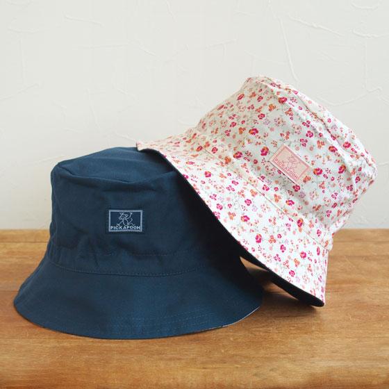 ドイツ製 ハット キッズ 女の子 Uvカット リバーシブル オーガニックコットン 帽子 子供 花柄 無地 メール便対象品 01 43 Slow Works 通販 Yahoo ショッピング