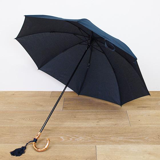 WAKAO ワカオ 日本製 晴雨兼用 折りたたみ傘 コットンピケ 雨傘