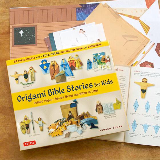 折り紙 ペーパークラフト 折紙 おりがみ クラフト キット アート 子供 クリスマス 生誕 アメリカ Tuttle Publishing 折り紙で楽しむ聖書の世界 0496 Slow Works 通販 Yahoo ショッピング