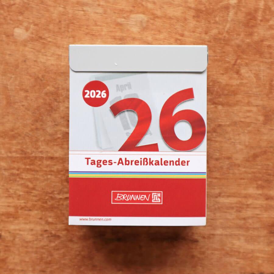 SALE 60％OFF】 ドイツ BRUNNEN 2026年 日めくりカレンダー No.2