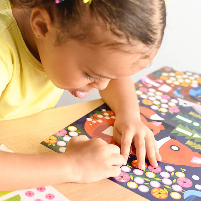 シール ステッカー おもちゃ 知育玩具 子供 絵本 かわいい はがせる