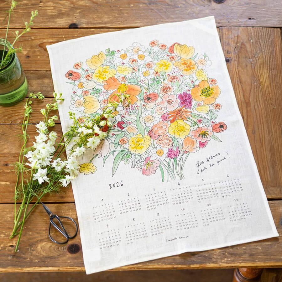 fog linen work（フォグリネンワーク） カレンダー 2026年 壁掛け