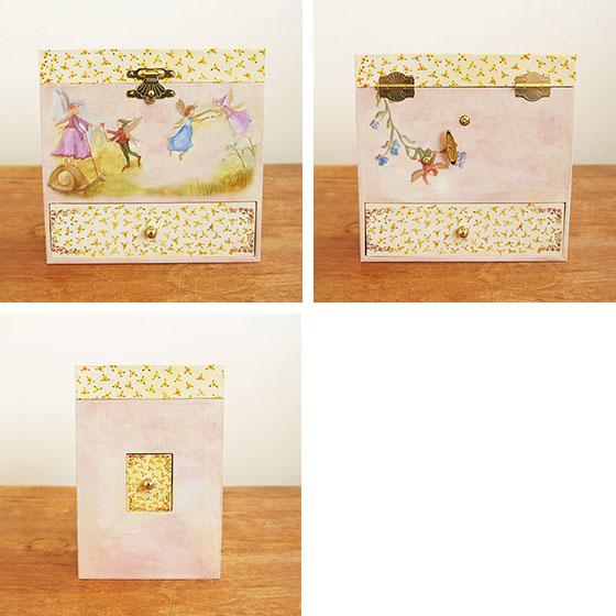 オルゴール バレリーナ 回転 宝石箱 ジュエリーボックス