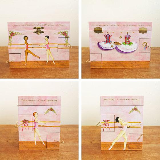 オルゴール バレリーナ 回転 宝石箱 ジュエリーボックス プレゼント