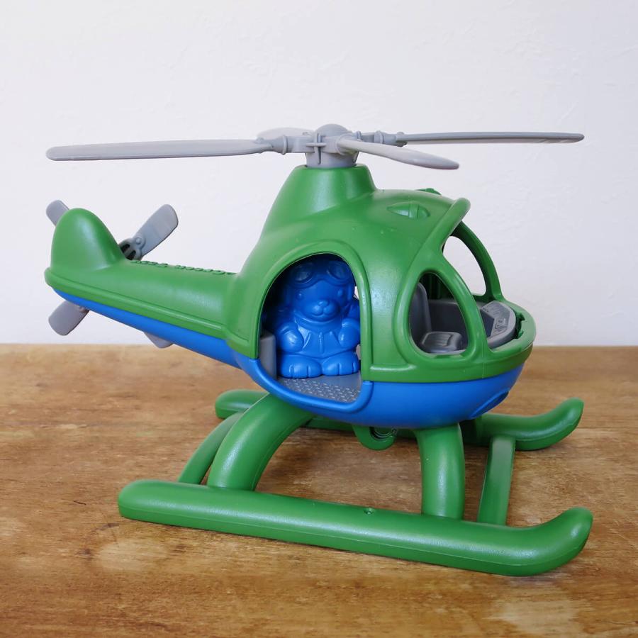 Green toys グリーントイズ ヘリコプター おもちゃ 乗り物 水遊び お