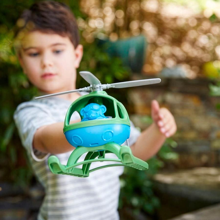 Green toys グリーントイズ ヘリコプター おもちゃ 乗り物 水遊び お