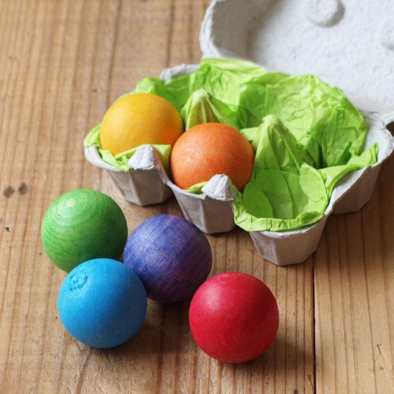 ボール 木製 おもちゃ グリムス ままごと シュタイナー 木のおもちゃ