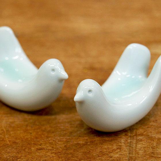 白山陶器 箸置きセット / 価格応談します 箸置き セット 白山陶器 とり型 はしおき 5個セット ギフトボックス