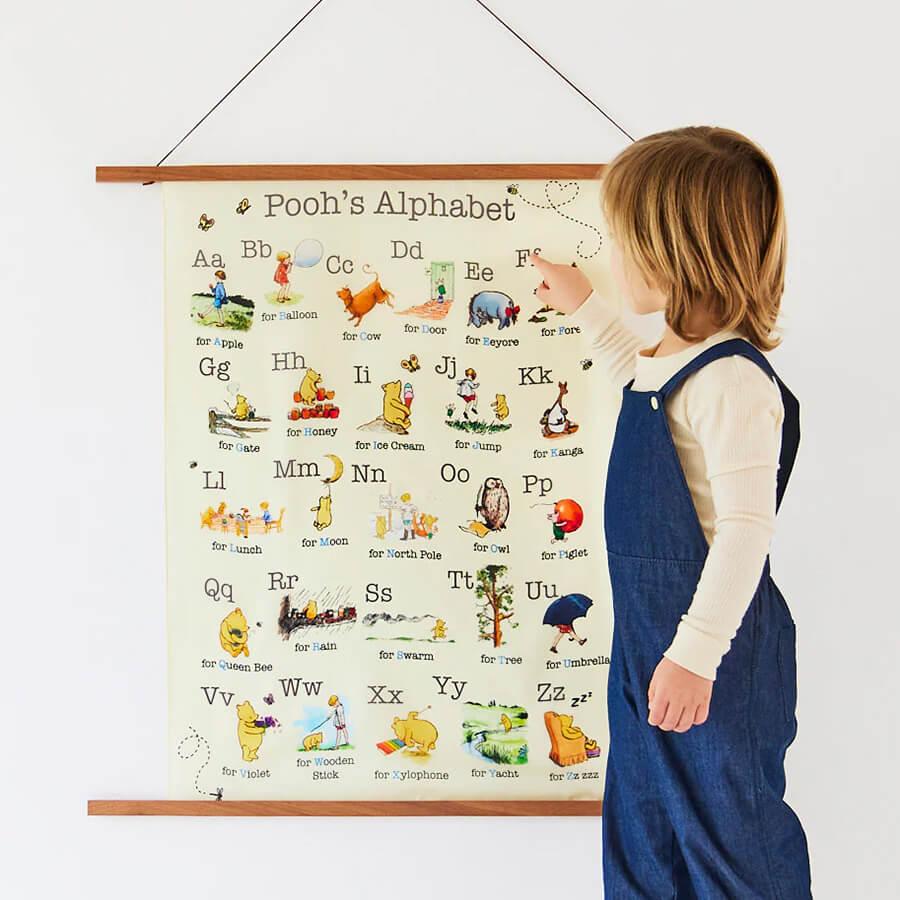 Sarah's Silks サラズシルク プレイシルク Pooh's Alphabet Playsilk