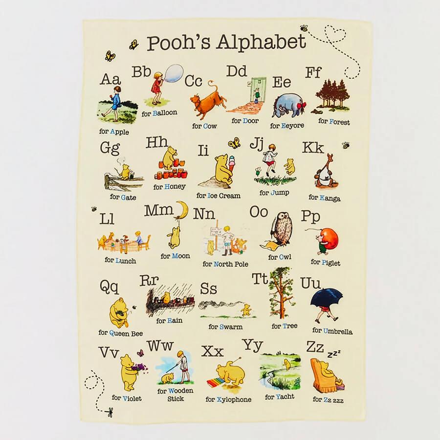Sarah's Silks サラズシルク プレイシルク Pooh's Alphabet Playsilk