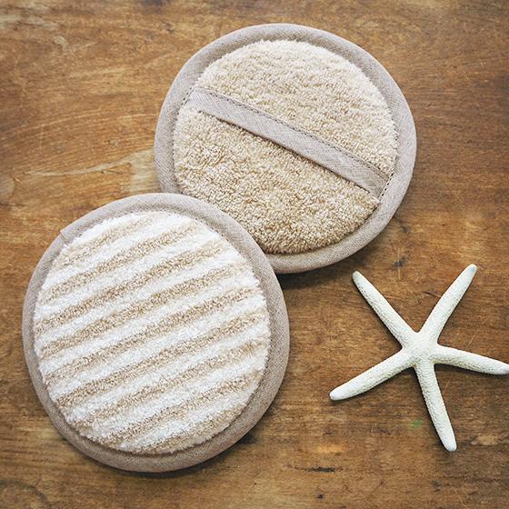 ボディタオル スポンジ 体 洗う 子供 ブラシ お風呂 ボディ ウォッシュ バス 麻 リトアニア製 リネン ボディウォッシングパッド メール便対象品 126 H0038p Slow Works 通販 Yahoo ショッピング